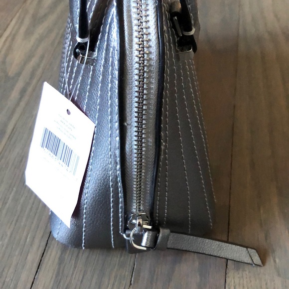 Kate Spade NWT silver mini dome crossbody🔥🔥 - Picture 7 of 15